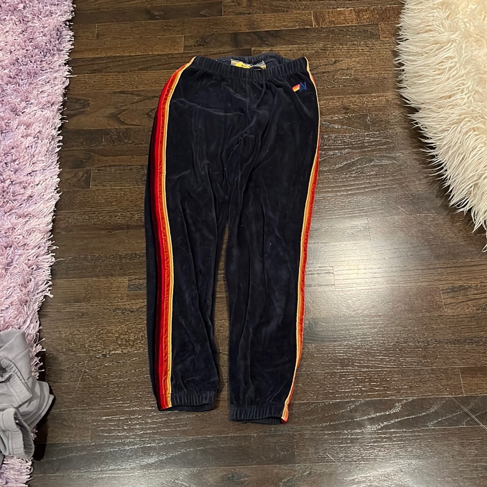 Aviator Nation Classic Velour Sweatpants